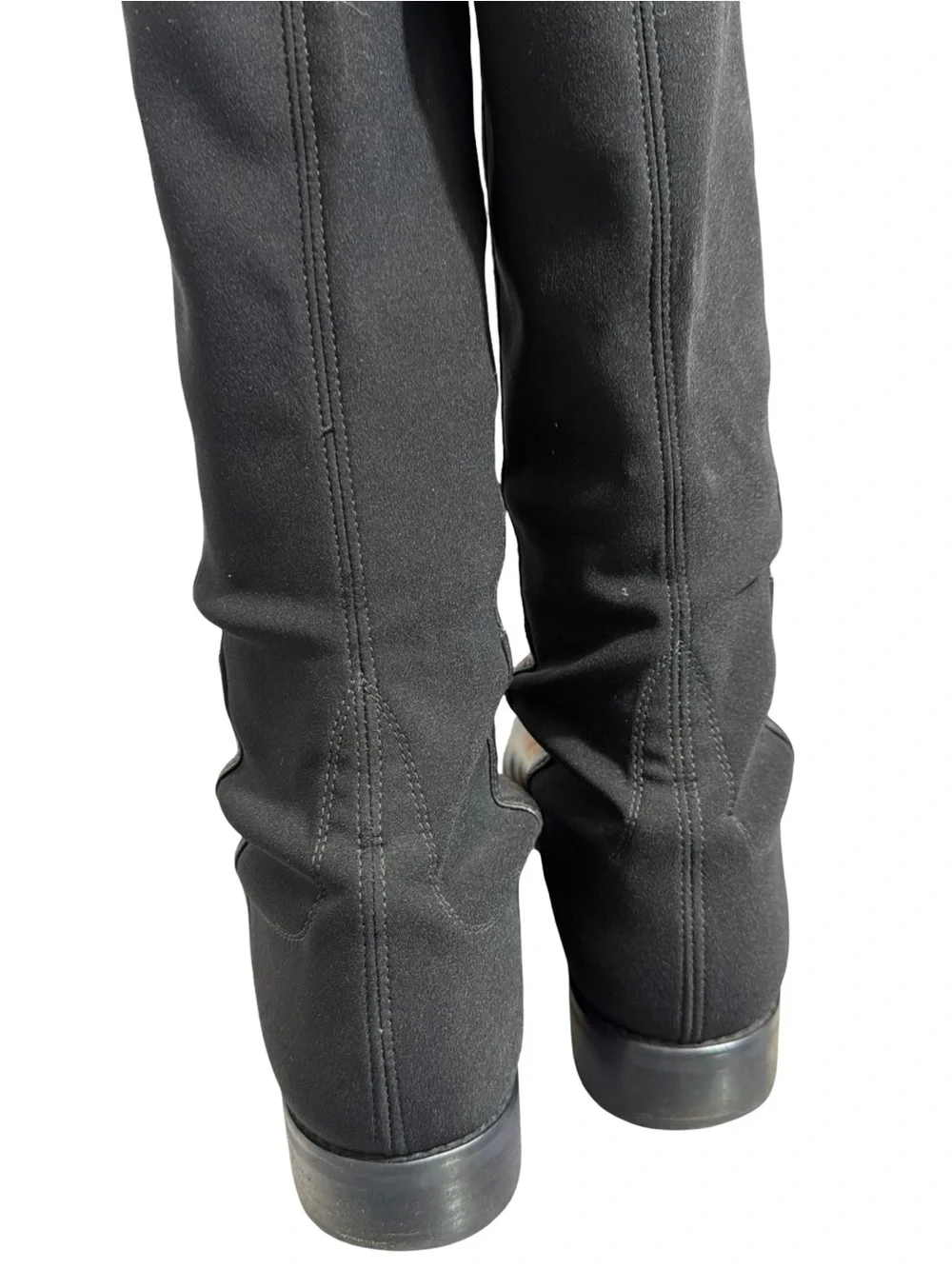 Stuart Weitzman • 50/50 OTK Over The Knee Nappa Leather Boots Black 7.5